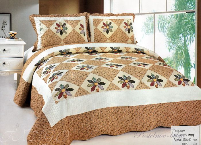Покрывало Tango с наволочками Patchwork pw999-3 Евро