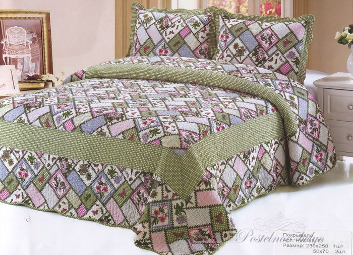 Покрывало Tango с наволочками Patchwork pw136-3 Евро