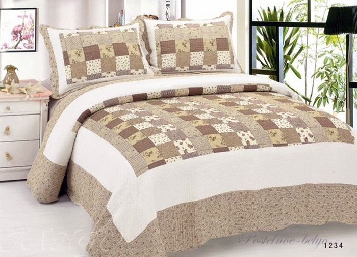 Покрывало Tango с наволочками Patchwork pw986-3 Евро