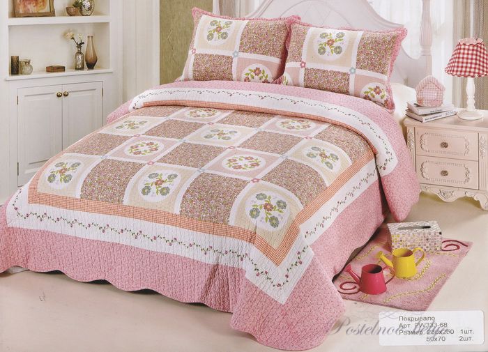 Покрывало Tango с наволочками Patchwork pw333-68 Евро