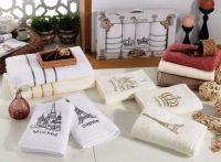 Комплект полотенец с вышивкой Arya Melek Meydan (4 предмета)