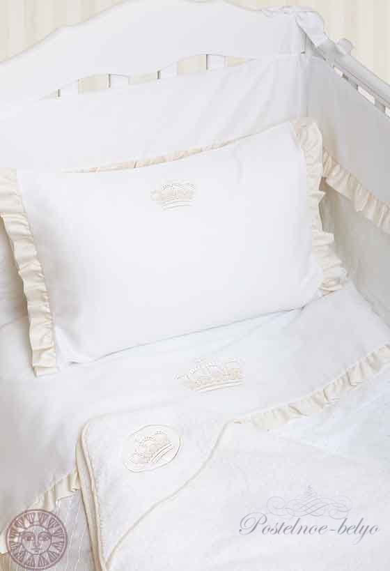 Комплект постельного белья Luxberry Queen, цвет: белый/бежевый