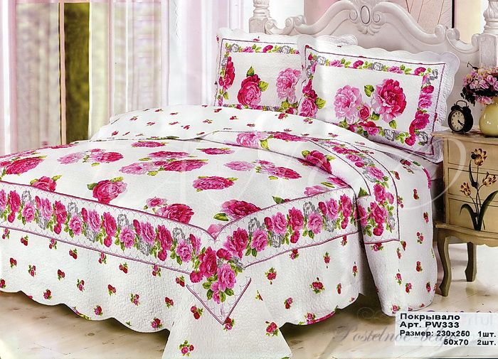 Покрывало Tango с наволочками Patchwork pk404-3 Евро