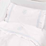 Комплект постельного белья Luxberry Машинки, цвет: белый/голубой - Комплект постельного белья Luxberry Машинки