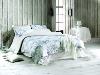Комплект постельного белья ISSIMO DECO ROSE, бело-голубой