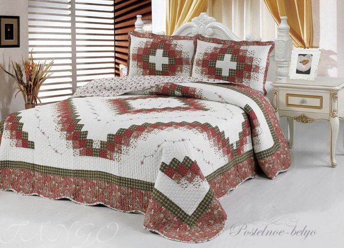 Покрывало Tango с наволочками Patchwork pw058-3 Евро