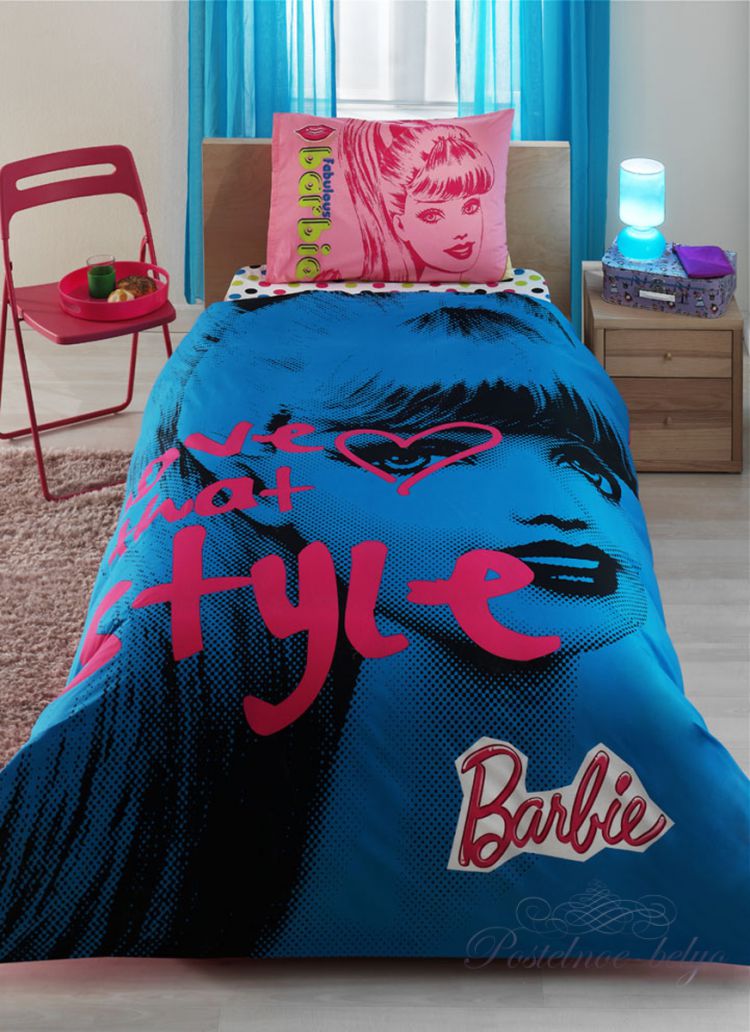 Комплект детского постельного белья ТАС BARBIE LOVE STYLE