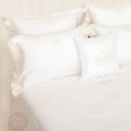 Комплект постельного белья Luxberry Queen, цвет: белый/бежевый - Комплект постельного белья Luxberry Queen, цвет: белый/бежеый