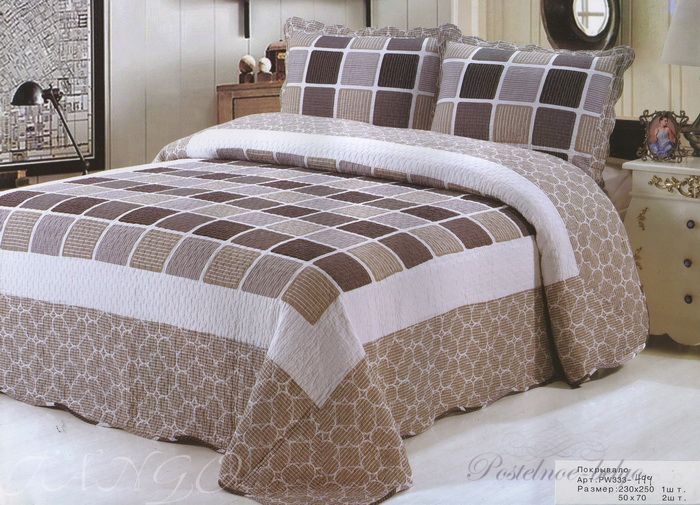 Покрывало Tango с наволочками Patchwork pw499-3 Евро