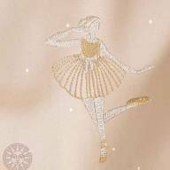 Комплект постельного белья Luxberry  Ballet, телесный/золотой