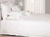 Комплект постельного белья BOVI "CLASSIC", цвет: белый