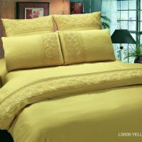 Комплект постельного белья Kingsilk LS 006, желтый