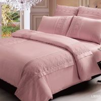 Комплект постельного белья Kingsilk LS 007, розовый