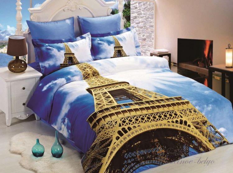 Комплект постельного белья Arya Eifel Tower